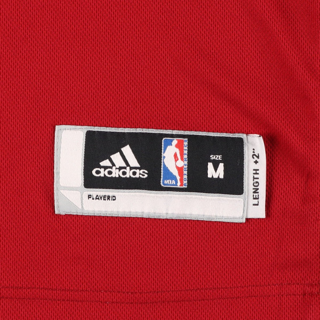 Adidas NBA MIAMI HEAT V-neck game shirt replica uniform men's M equivalent / eaa469128