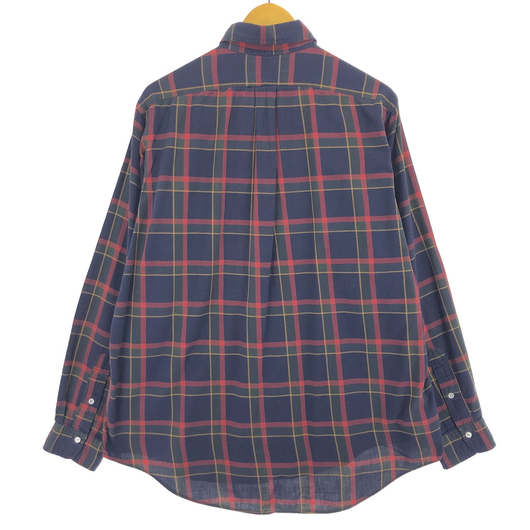 Ralph Lauren long sleeve button down check shirt, men's size L / eaa469132