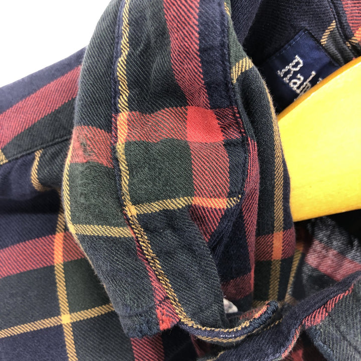 Ralph Lauren long sleeve button down check shirt, men's size L / eaa469132