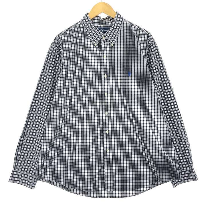 Ralph Lauren CUSTOM FIT long sleeve button down check shirt men's XXL equivalent / eaa469135