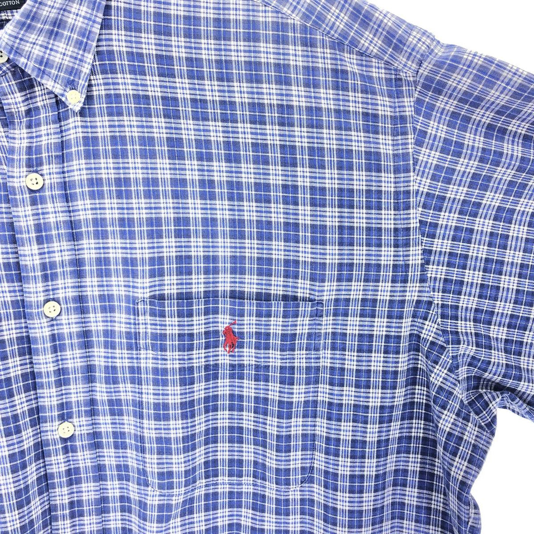 Ralph Lauren BLAKE long sleeve button down check shirt men's XL equivalent /eaa469138