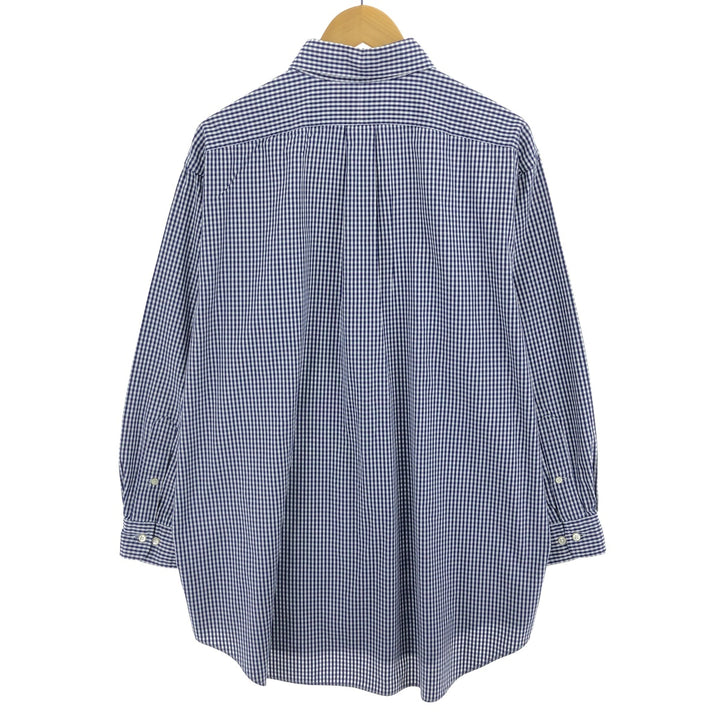 Ralph Lauren YARMOUTH Gingham Check Long Sleeve Button Down Check Shirt Men's XXL / eaa469142