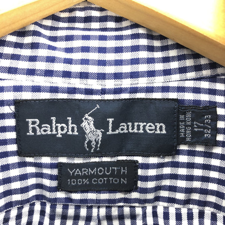 Ralph Lauren YARMOUTH Gingham Check Long Sleeve Button Down Check Shirt Men's XXL / eaa469142