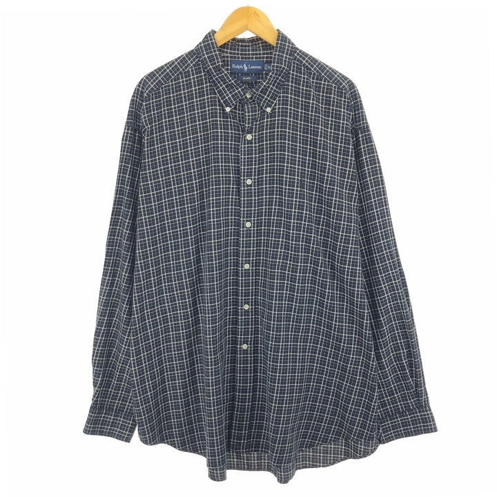 Ralph Lauren BLAKE long sleeve button down check shirt men's XXL equivalent / eaa469143