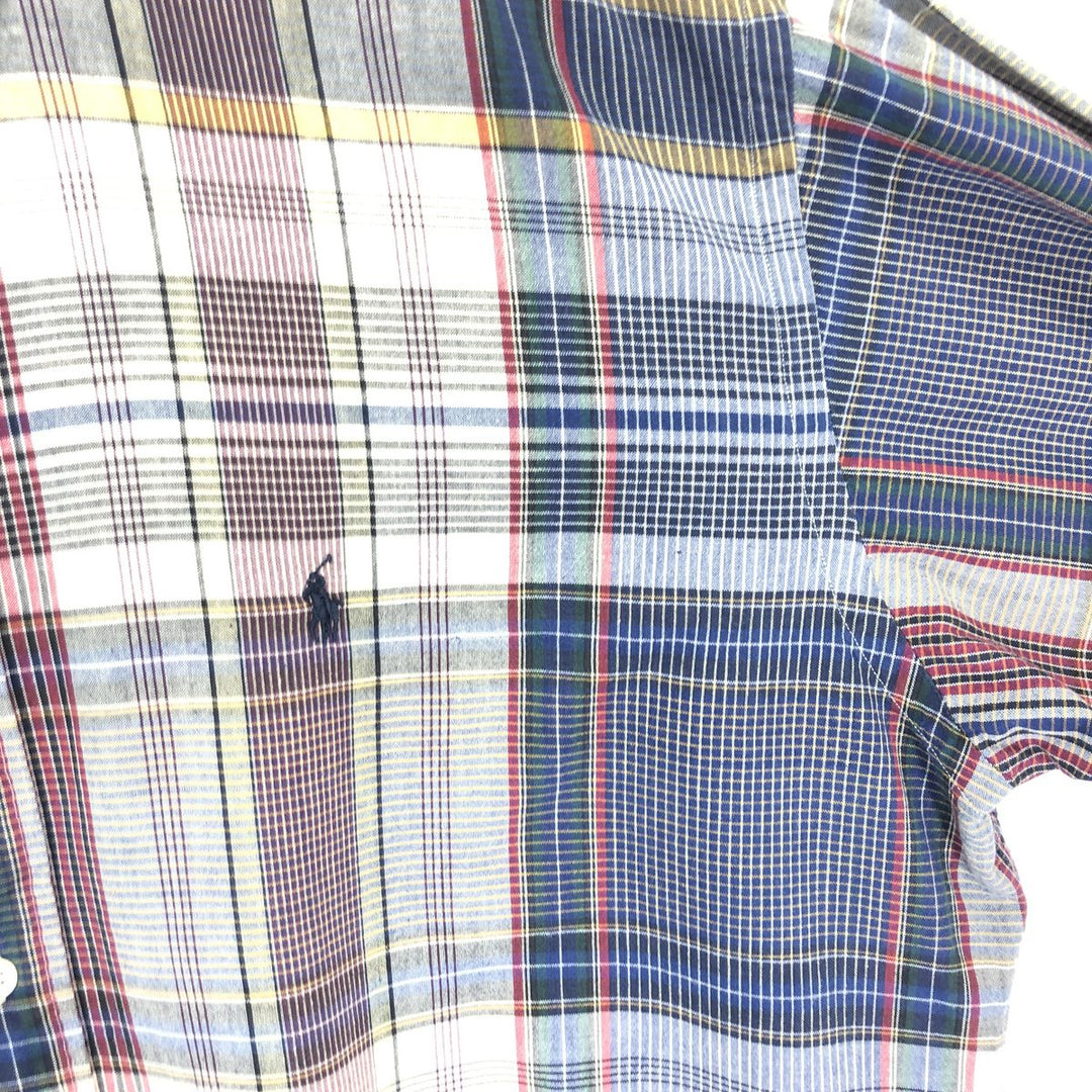 Ralph Lauren long sleeve button down check shirt, men's size L / eaa469144