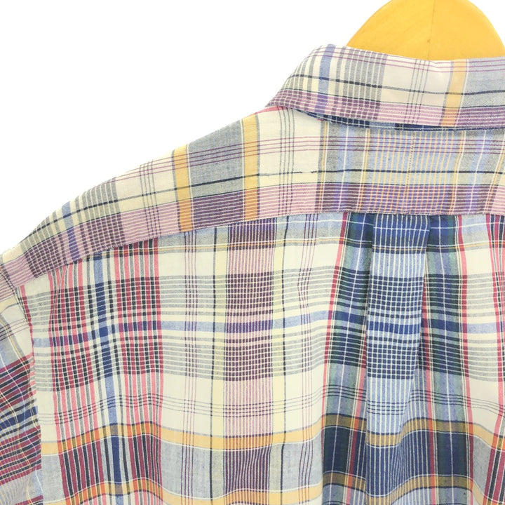 Ralph Lauren long sleeve button down check shirt, men's size L / eaa469144