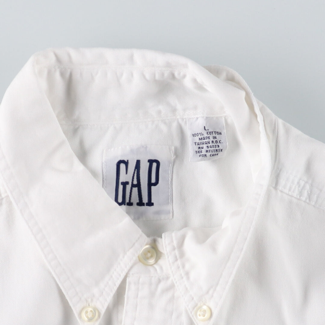 90'S GAP Old Gap Long Sleeve Button Down Shirt Men's L Size Vintage /eaa469151