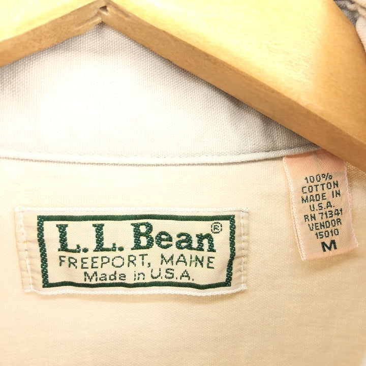 00'S LLBean long sleeve cotton shirt made in USA, men's size M /eaa469167