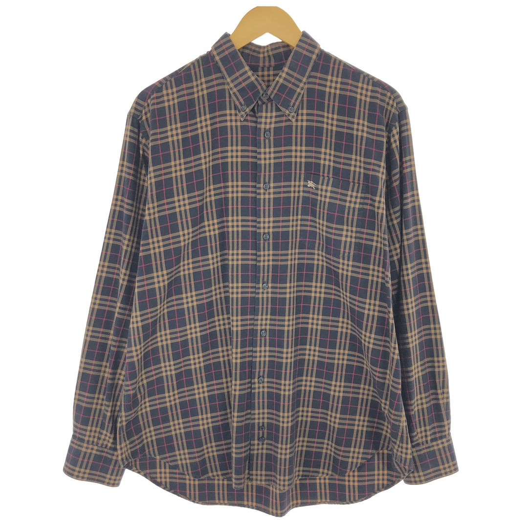 Burberry's BURBERRY LONDON Long Sleeve Button Down Check Shirt Men's L size / eaa469188