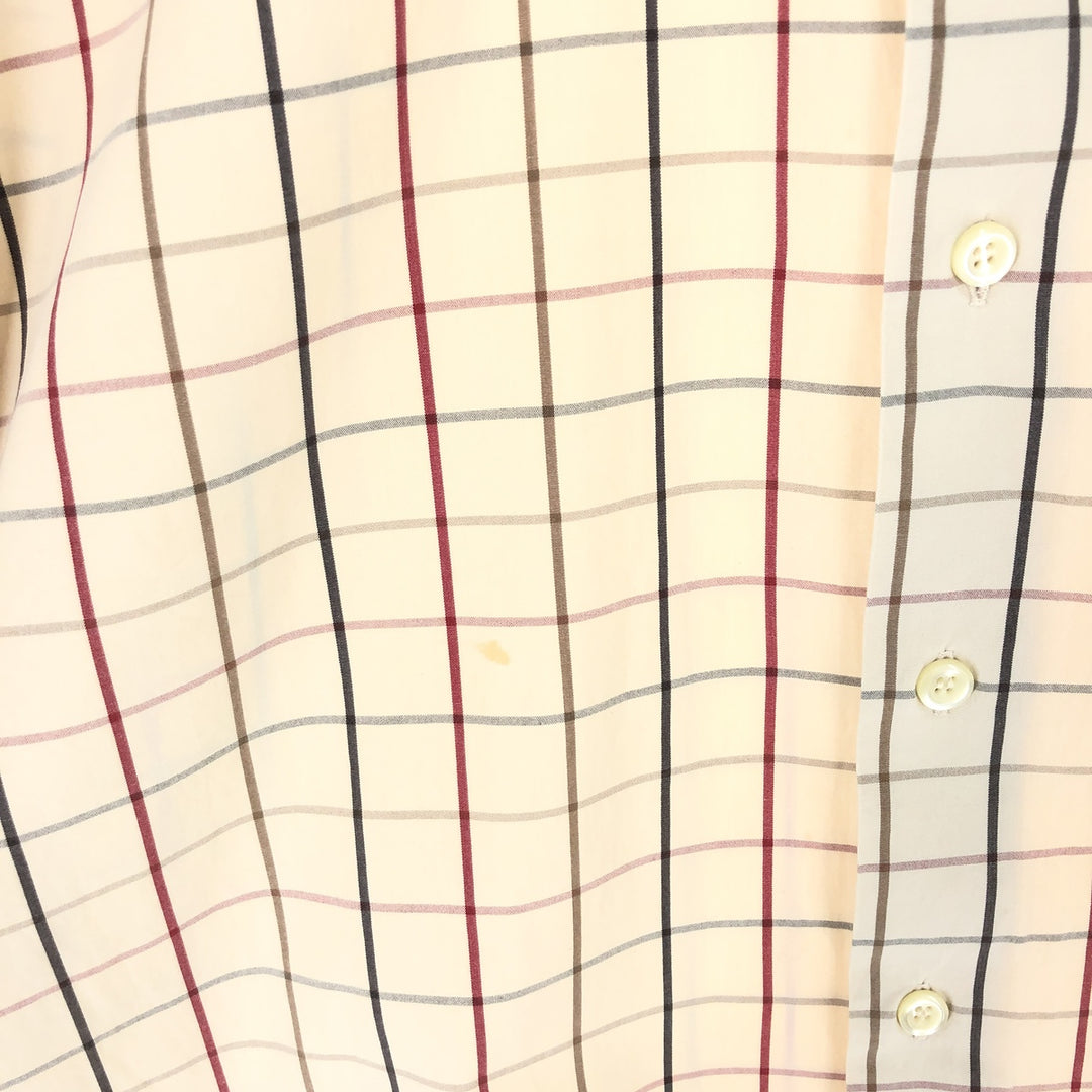 Burberry's BURBERRY LONDON Long Sleeve Button-Down Check Shirt Men's Size L /eaa469189