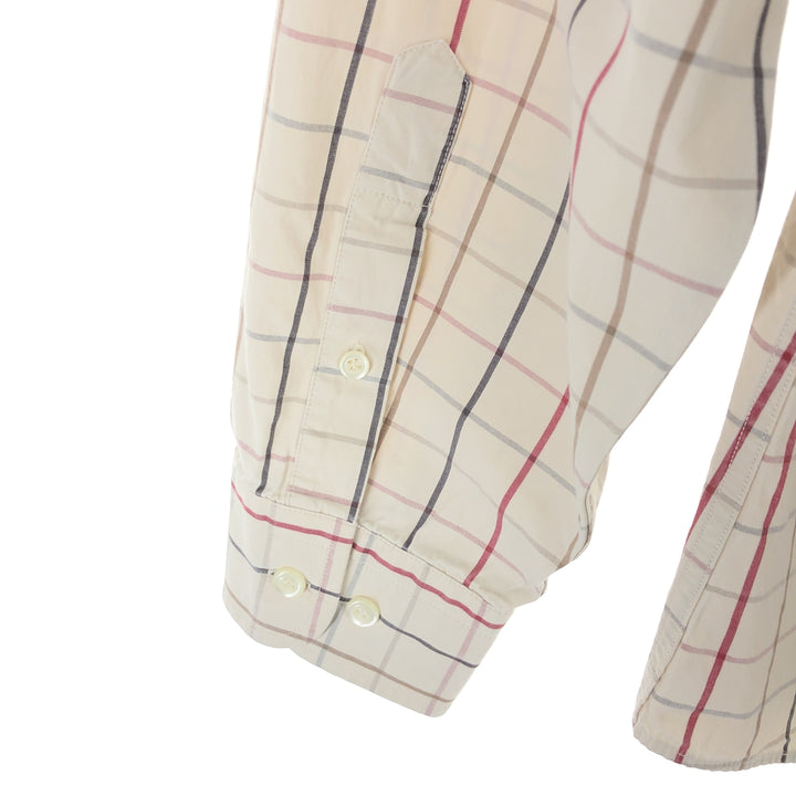 Burberry's BURBERRY LONDON Long Sleeve Button-Down Check Shirt Men's Size L /eaa469189