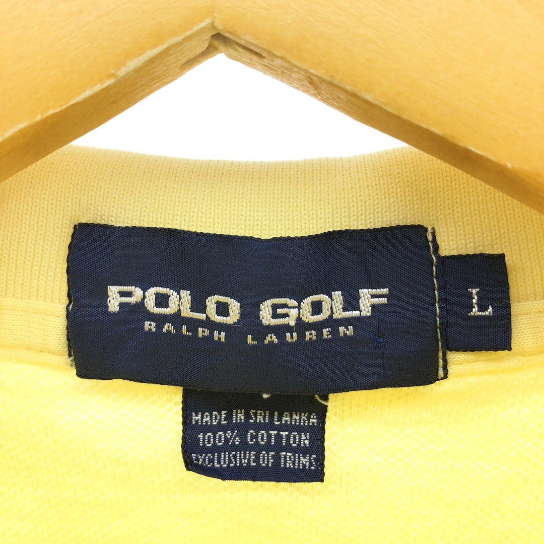 Ralph Lauren POLO GOLF Short Sleeve Polo Shirt Men's Size L / eaa469205