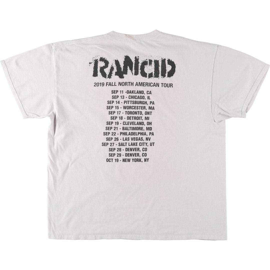 RANCID Rancid Band T-shirt Band T Men's L size /eaa469221