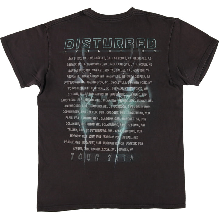 DISTURBED Disturbed Band T-shirt Band T Men's M size /eaa469224