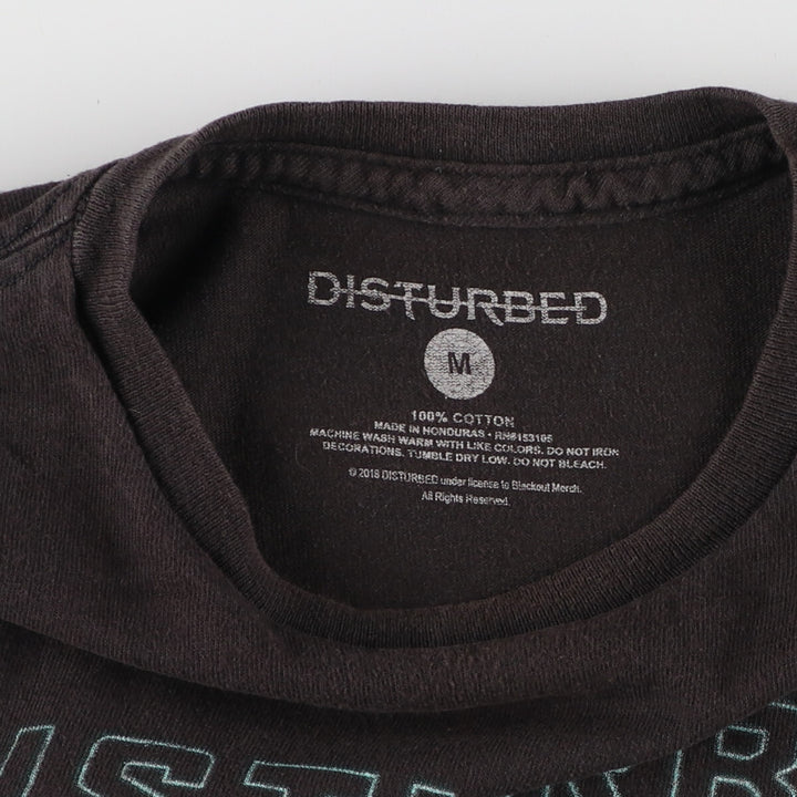 DISTURBED Disturbed Band T-shirt Band T Men's M size /eaa469224