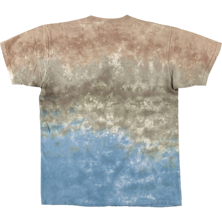 LIQUID BLUE John Lennon Tie-dye Pattern Band T-shirt Men's M size /eaa469226