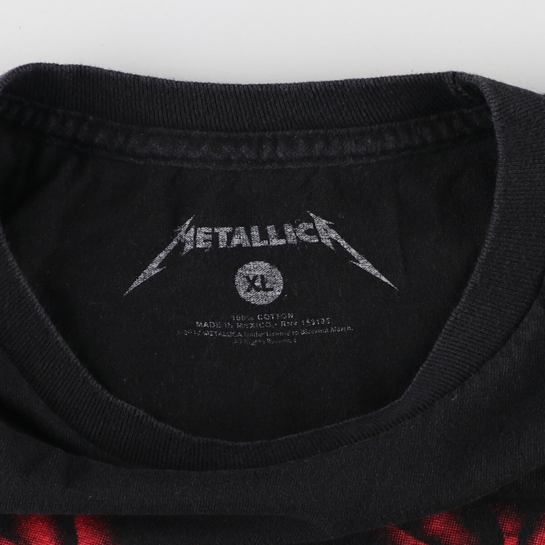 METALLICA Metallica Band T-shirt Band T Men's XL equivalent /eaa469227