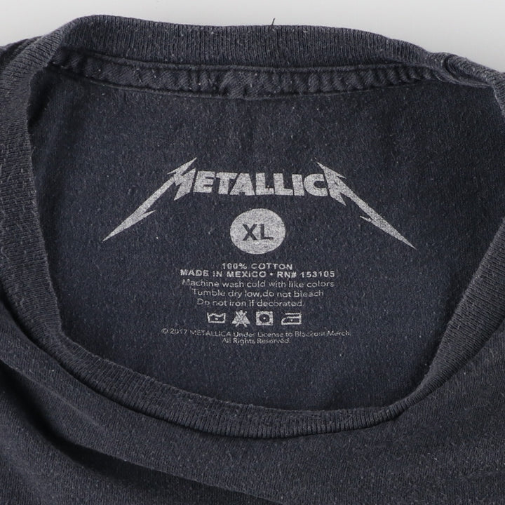 METALLICA Metallica Band T-shirt Band T Men's XL equivalent /eaa469232