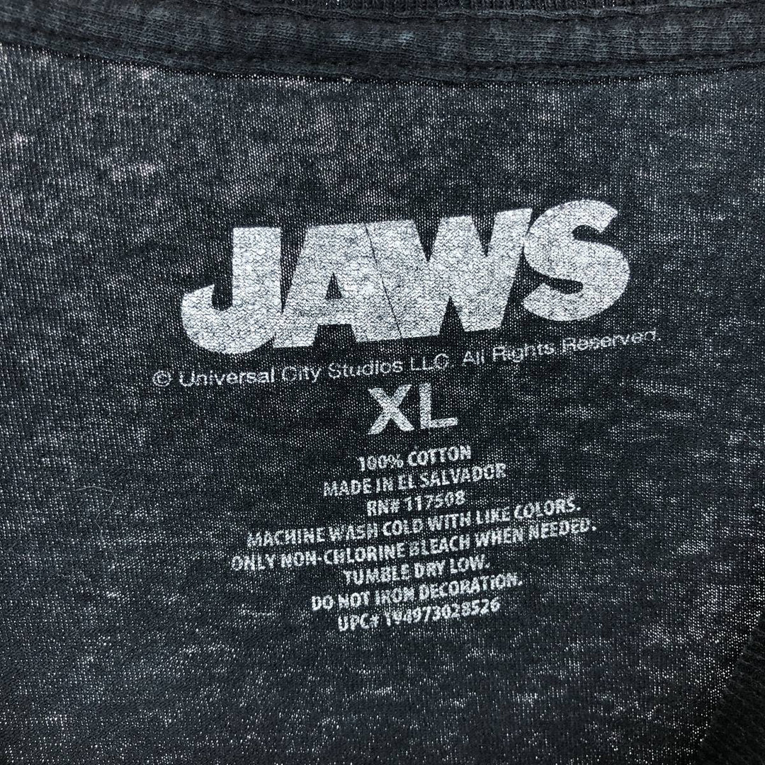 JAWS Jaws Print Movie T-shirt Men's XL equivalent /eaa469249