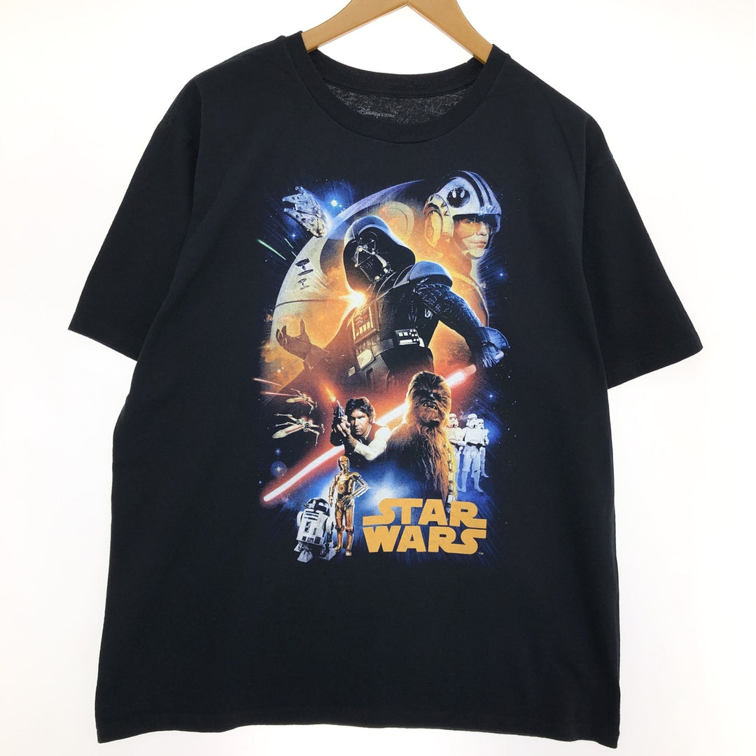 STAR WARS Star Wars Movie T-shirt Men's L equivalent /eaa469250