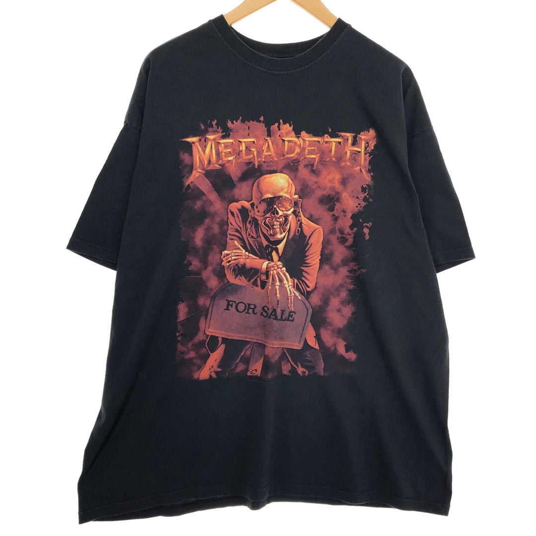 M and O GOLD MEGADETH Band T-shirt, Band Tee, Men's XXL / eaa469259