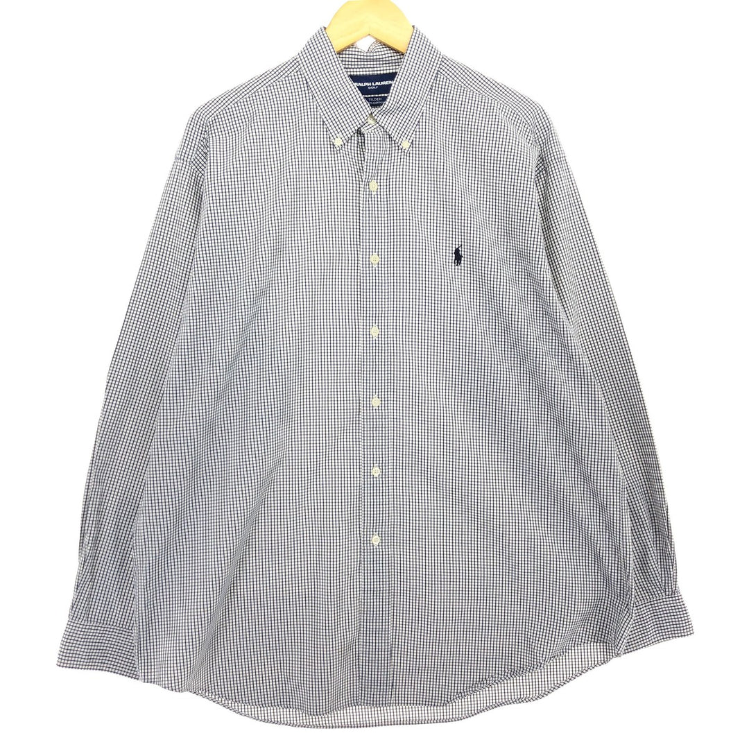 Ralph Lauren TILDEN Gingham Check Long Sleeve Button Down Check Shirt Men's L size / eaa469309