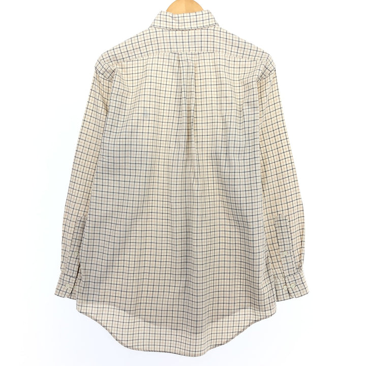 Ralph Lauren YARMOUTH Long Sleeve Button Down Check Shirt Men's M Size / eaa469314