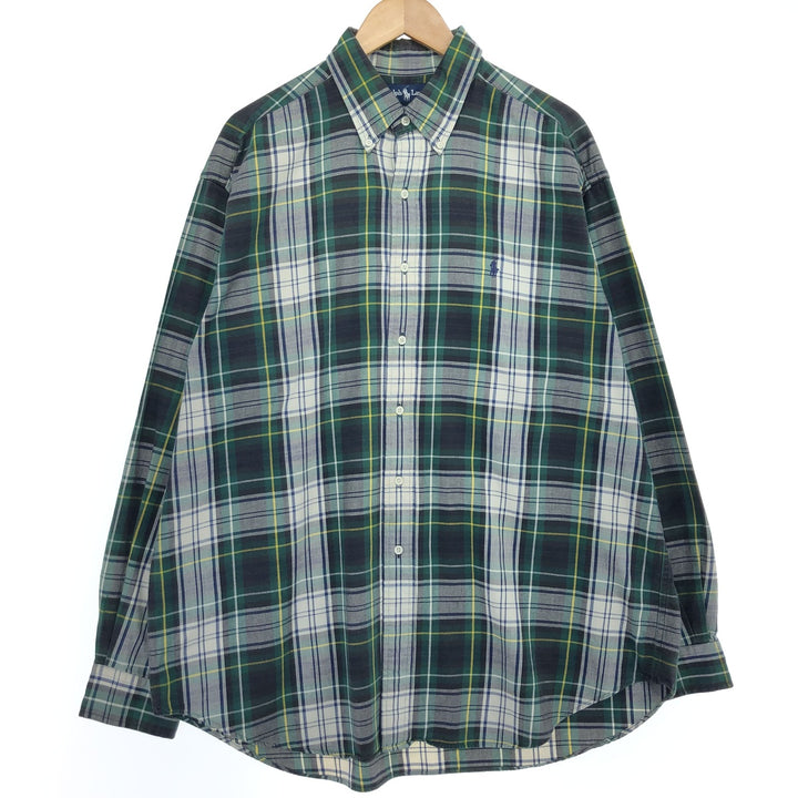 Ralph Lauren BLAKE long sleeve button down check shirt men's XL equivalent /eaa469315