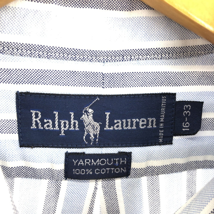 Ralph Lauren YARMOUTH Long Sleeve Button Down Striped Shirt Men's L Size / eaa469327