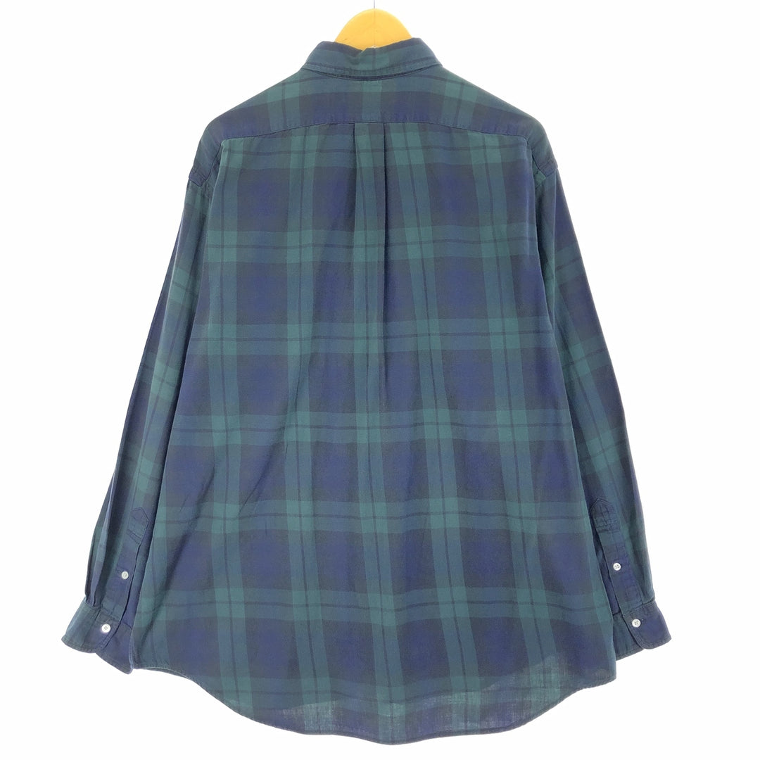 Ralph Lauren Blackwatch Check Long Sleeve Button-Down Check Shirt Men's XL / eaa469340