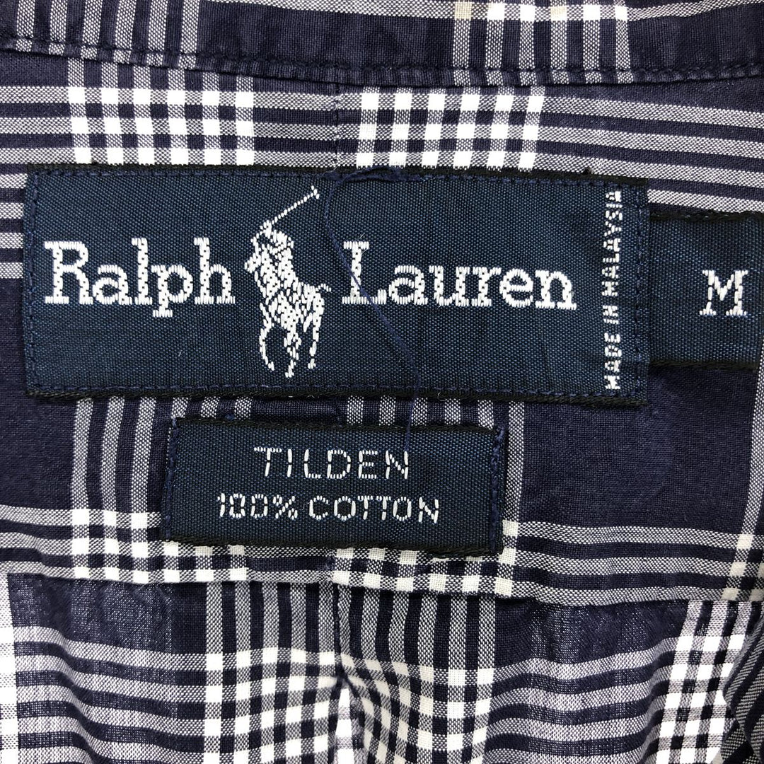 Ralph Lauren TILDEN long sleeve button down check shirt, men's size M / eaa469357