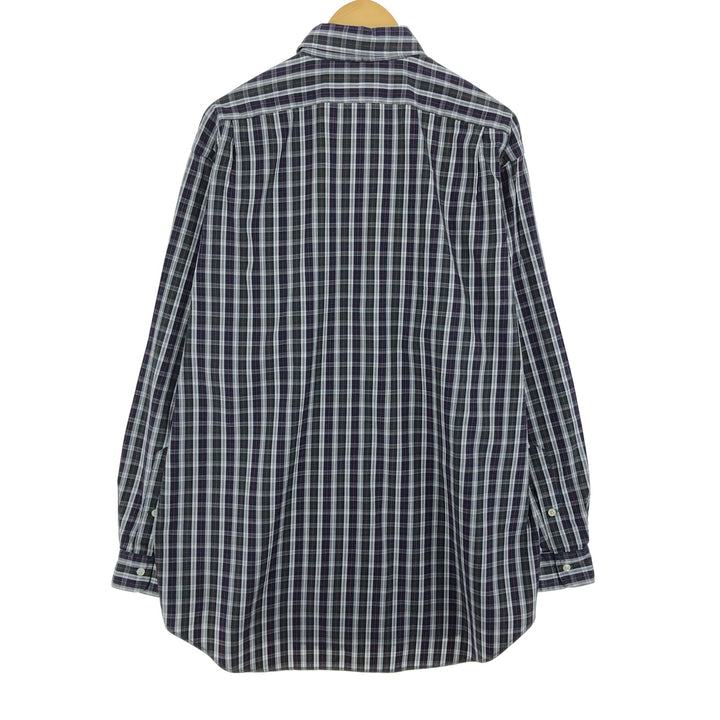 Ralph Lauren POLO by Ralph Lauren LOWELL SPORT long sleeve cotton check shirt, men's size L / eaa469360