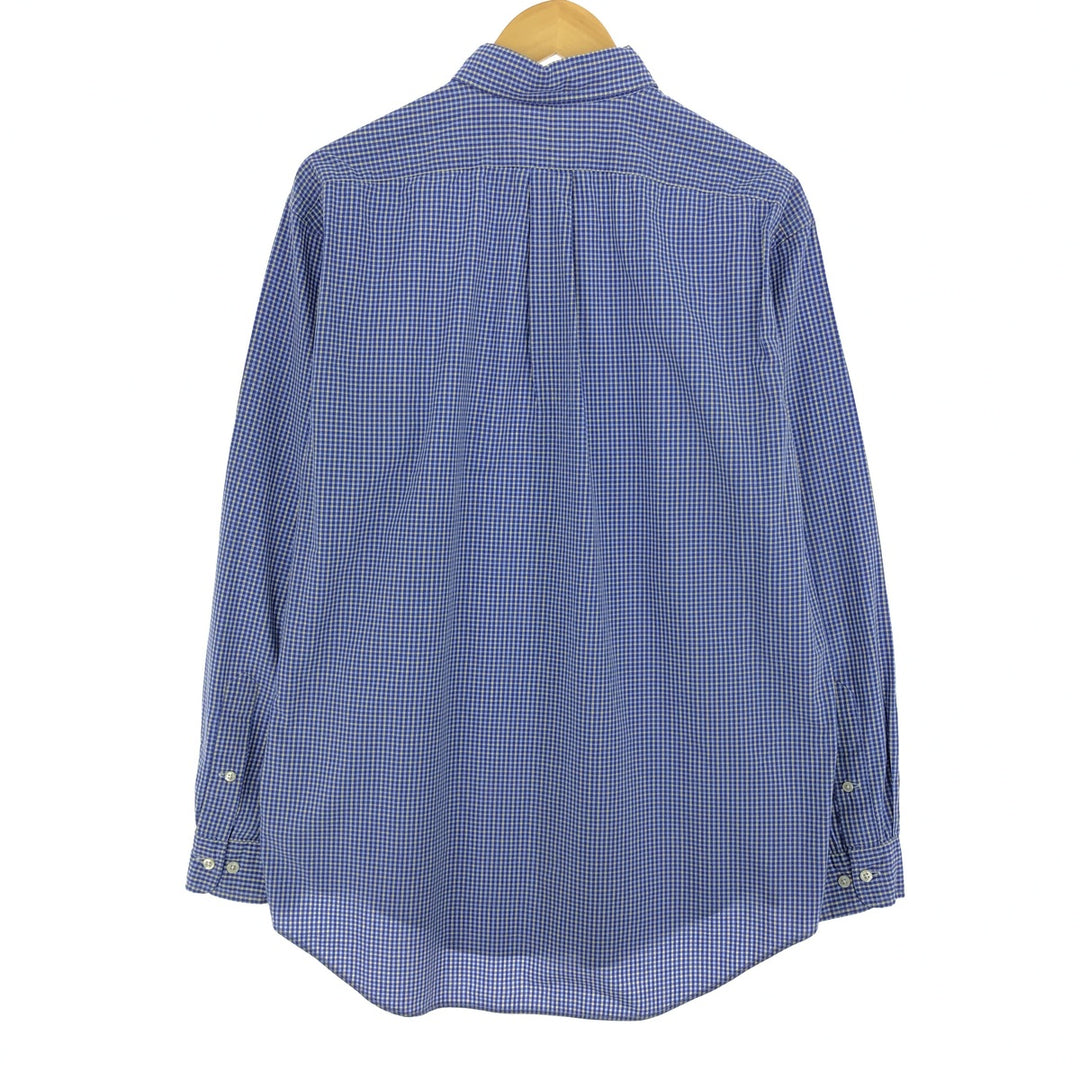 Ralph Lauren YARMOUTH Long Sleeve Button Down Check Shirt Men's L Size / eaa469364