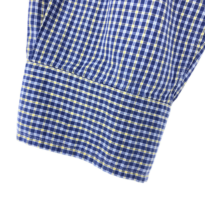 Ralph Lauren YARMOUTH Long Sleeve Button Down Check Shirt Men's L Size / eaa469364