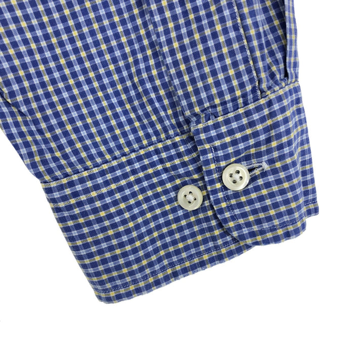 Ralph Lauren YARMOUTH Long Sleeve Button Down Check Shirt Men's L Size / eaa469364
