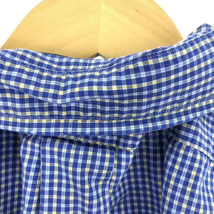 Ralph Lauren YARMOUTH Long Sleeve Button Down Check Shirt Men's L Size / eaa469364