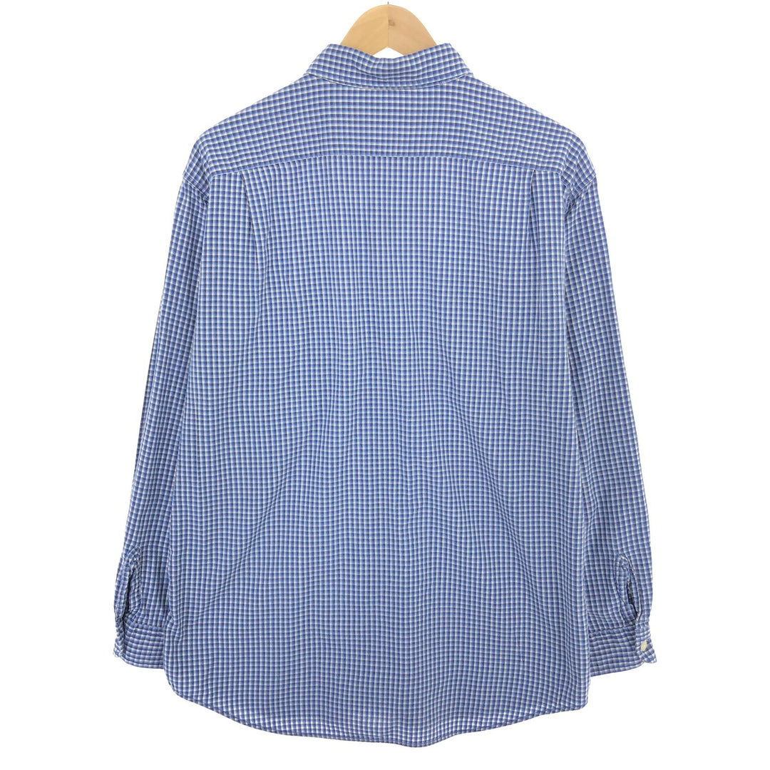 Ralph Lauren POLO SPORT Long Sleeve Cotton Check Shirt Men's Size L / eaa469459