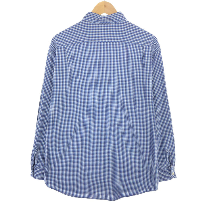 Ralph Lauren POLO SPORT Long Sleeve Cotton Check Shirt Men's Size L / eaa469459