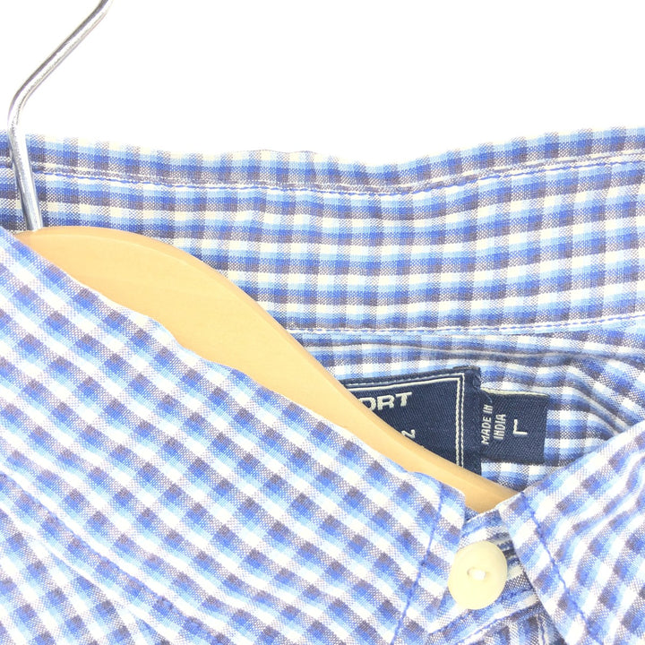 Ralph Lauren POLO SPORT Long Sleeve Cotton Check Shirt Men's Size L / eaa469459