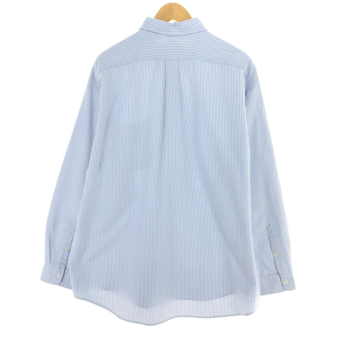 Ralph Lauren BIG SHIRT Long sleeve button-down striped shirt Men's XL equivalent /eaa469490