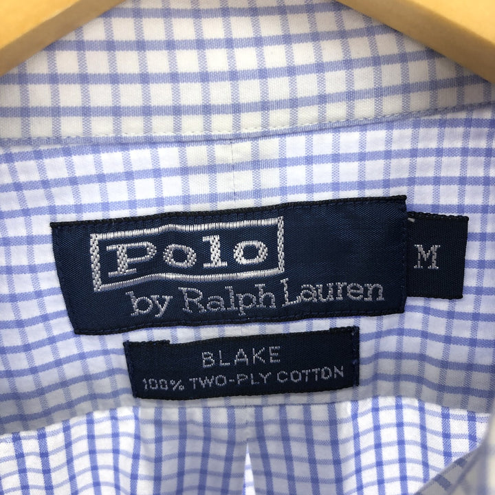 Ralph Lauren BLAKE long sleeve button down check shirt, men's size M / eaa469499