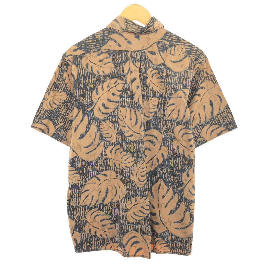 Reyn Spooner PHIL EDWARDS Phil Edwards All-over Leaf Pattern Hawaiian Aloha Shirt Made in Hawaii Men's L size /eaa469502