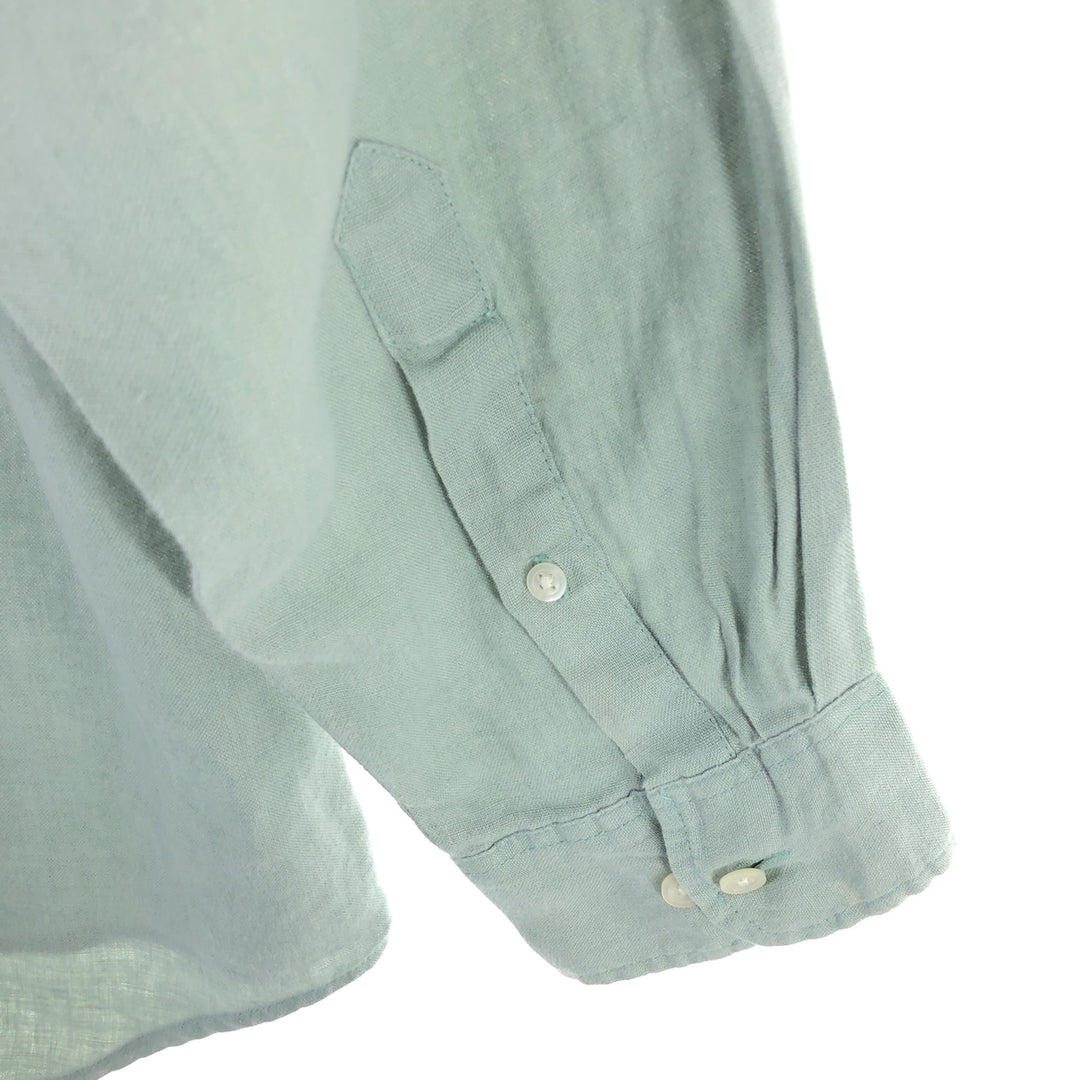 00'S Banana Republic BANANA REPUBLIC Long Sleeve Linen Shirt Men's L Size Vintage / eaa469531