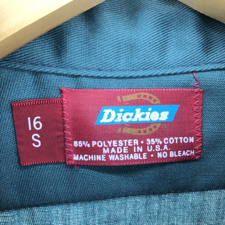 70'S Dickies Chain Embroidery Long Sleeve Work Shirt Made in USA Men's M Size Vintage /eaa469544