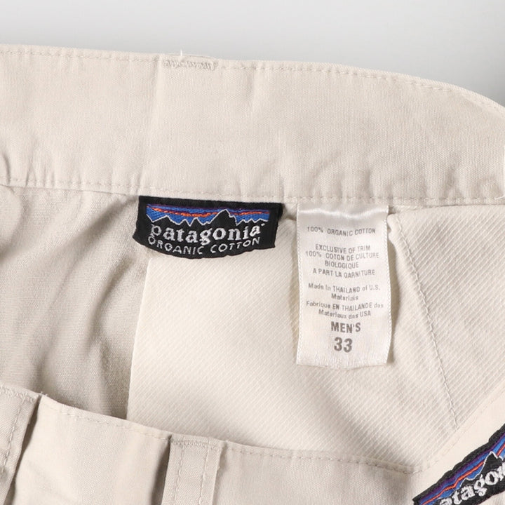 00'S Patagonia ORGANIC COTTON 55330S5 Cotton Pants for Men, Size W33 / eaa469603