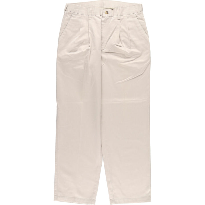 Wrangler TIMBER CREEK Two-pleat Chino Pants for Men, W33 equivalent / eaa469608