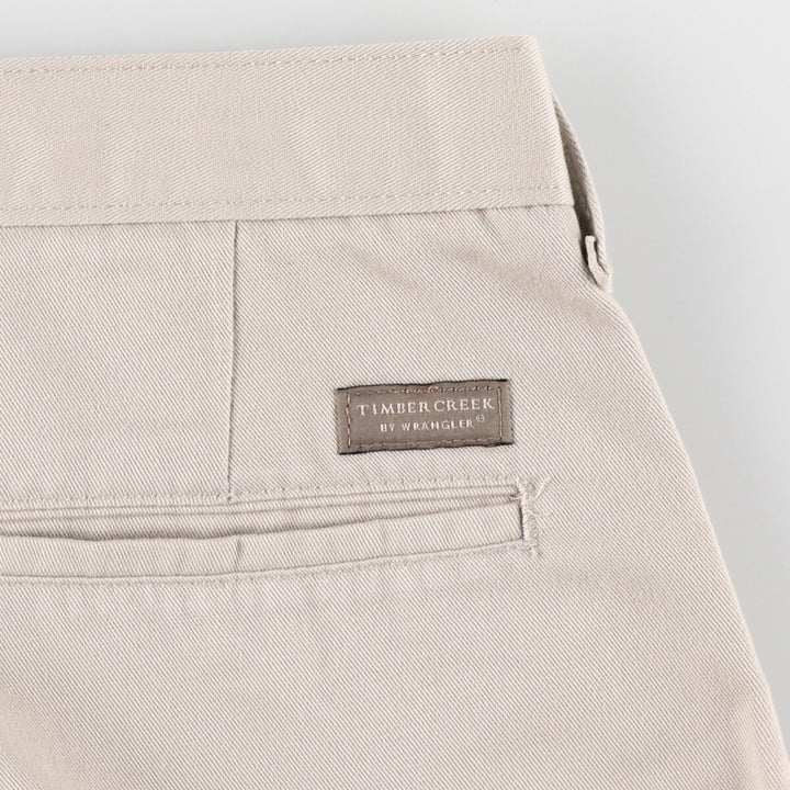 Wrangler TIMBER CREEK Two-pleat Chino Pants for Men, W33 equivalent / eaa469608