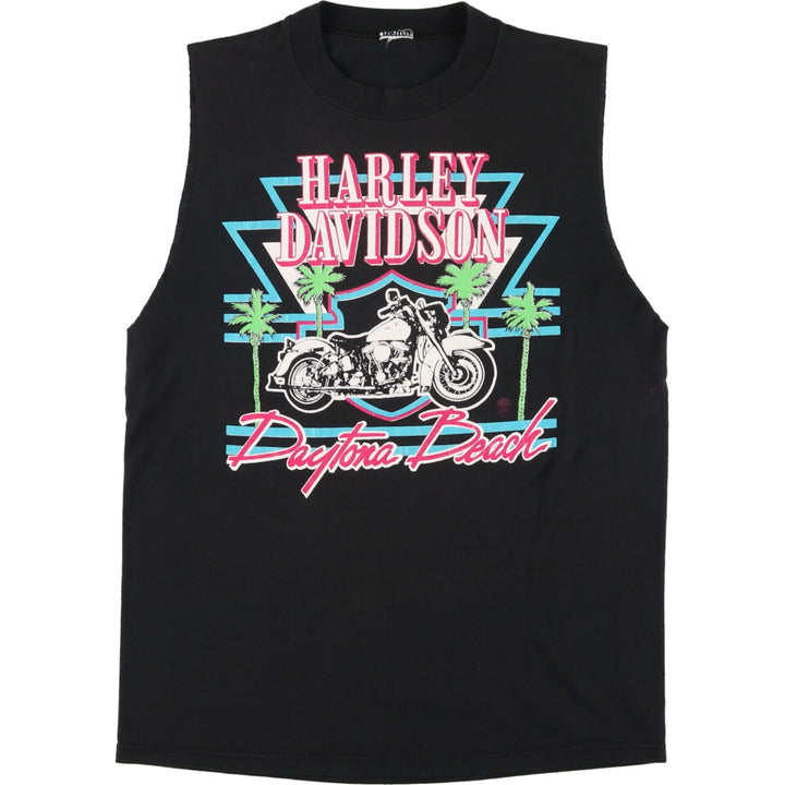 Harley-Davidson Cut-off Sleeveless Motorcycle Bike T-shirt Men's S size / eaa469735