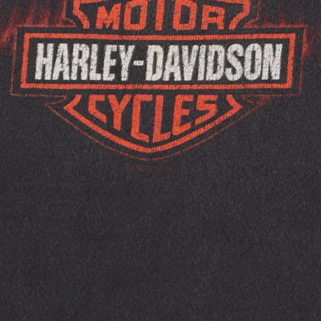 00'S Harley-Davidson Eagle Pattern Motorcycle Bike T-shirt Made in USA Men's XXL /eaa469739