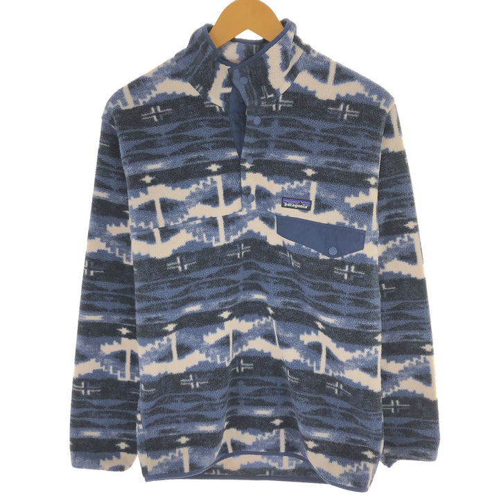 Patagonia SYNCHILLA Synchilla Snap T 25450FA18 All-over print half snap fleece pullover Men's S equivalent /eaa469762